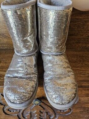 UGG Classic Short Sequined Boots